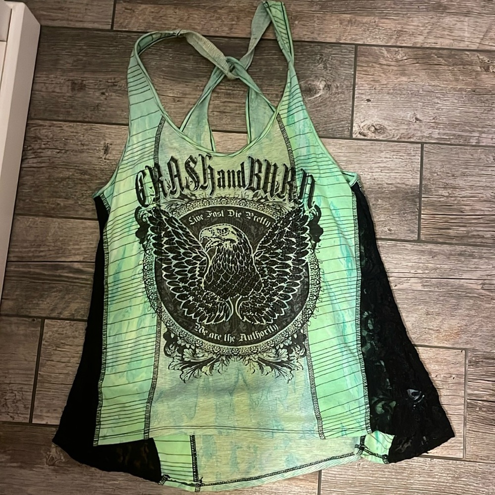 Crash & Burn tank top large